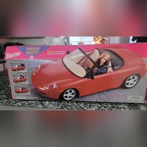 Vintage 1998 Barbie Porsche car sealed in box w/motorized top
